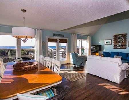 Interior of a beautiful Caswell Beach vacation home